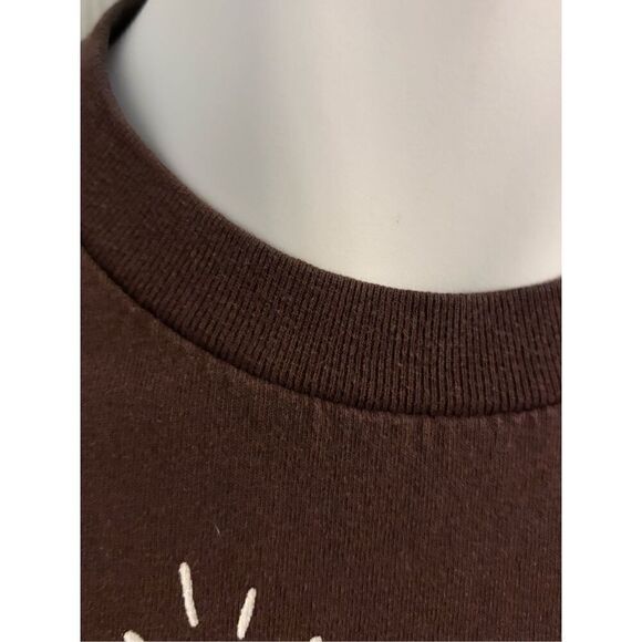 Volcom Chocolate Brown #Skeleton T-shirt. Size Small. 19” pit to pit - Picture 4 of 7